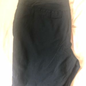 Stretchy dressy black slacks